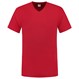 Tricorp T-Shirt Casual 101005 160gr Slim Fit V-Hals Rood Maat 3XL