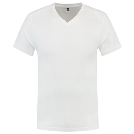 Tricorp T-Shirt Casual 101005 160gr Slim Fit V-Hals Wit Maat 2XL