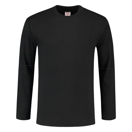 Tricorp T-Shirt Casual 101006 190gr Longsleeves Zwart Maat 5XL