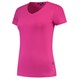 Tricorp Dames T-Shirt Casual 101008 190gr Slim Fit V-Hals Fuchsia Maat 3XL