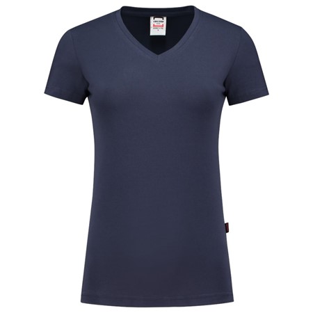 Tricorp Dames T-Shirt Casual 101008 190gr Slim Fit V-Hals Ink Maat XXL