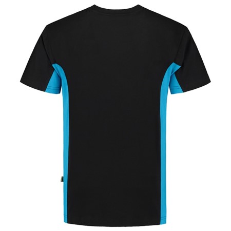 Tricorp T-Shirt Workwear 102002 190gr Zwart/Turquoise Maat XS