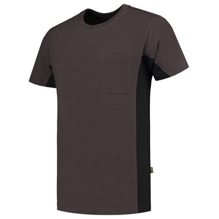 Tricorp T-Shirt Workwear 102002 190gr Donkergrijs/Zwart Maat XL