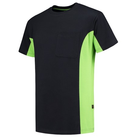 Tricorp T-Shirt Workwear 102002 190gr Marine/Lime Maat 3XL