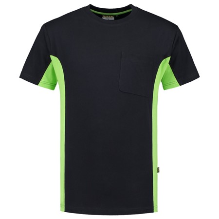 Tricorp T-Shirt Workwear 102002 190gr Marine/Lime Maat 5XL