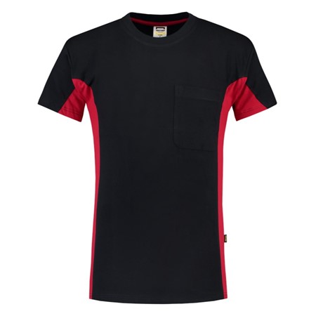 Tricorp T-Shirt Workwear 102002 190gr Marine/Rood Maat 3XL