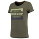 Tricorp Dames T-Shirt Premium 104004 180gr Slim Fit Army Maat XL