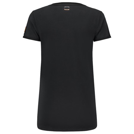 Tricorp Dames T-Shirt Premium 104006 180gr Slim Fit V-Hals Zwart Maat L