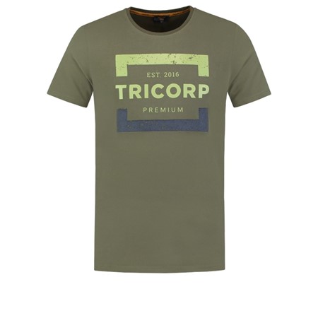 Tricorp T-Shirt Premium 104007 180gr Slim Fit Army Maat L