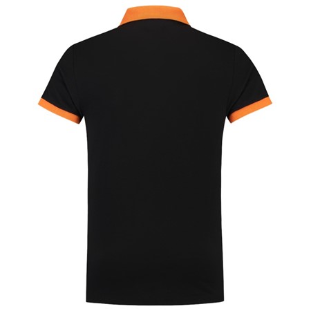 Tricorp Poloshirt Casual 201002 210gr Slim Fit Zwart/Oranje Maat S