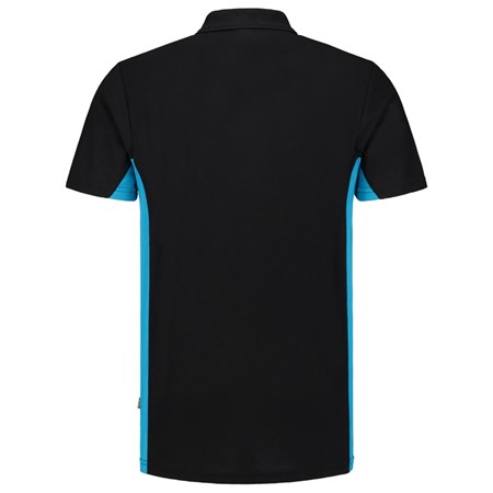 Tricorp Poloshirt Workwear 202002 180gr Zwart/Turquoise Maat XS