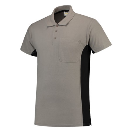 Tricorp Poloshirt Workwear 202002 180gr Grijs/Zwart Maat XS