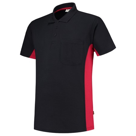 Tricorp Poloshirt Workwear 202002 180gr Marine/Rood Maat S