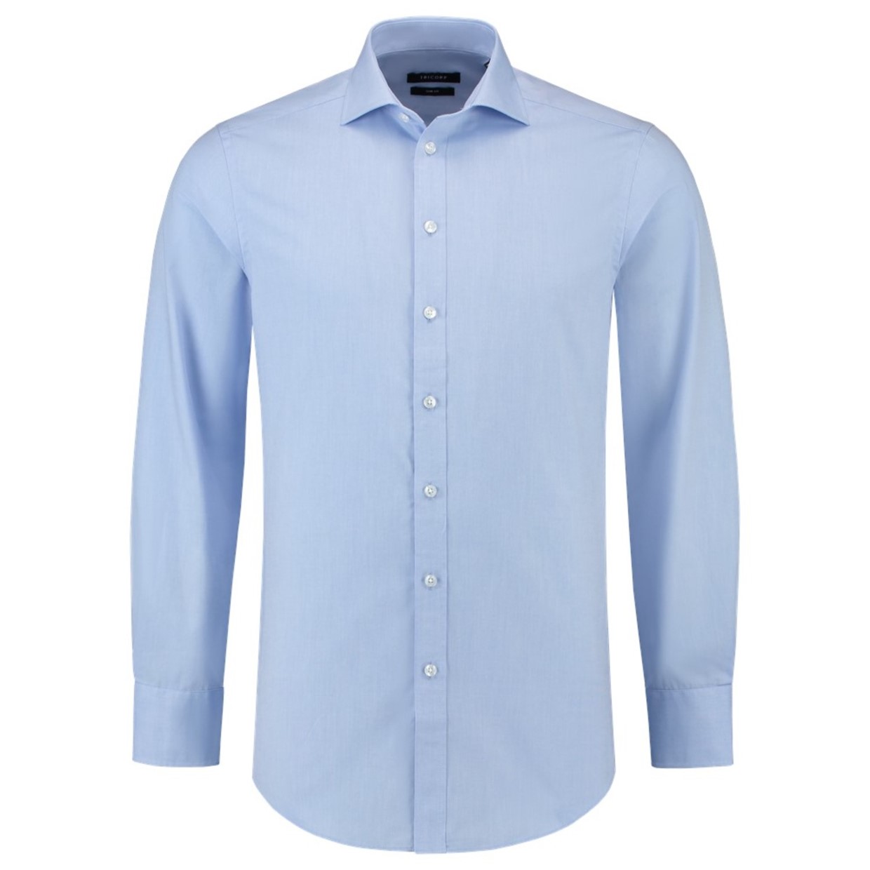 Keelholte eigenaar Vies Tricorp Heren Overhemd Slim-Fit Blauw 44/7 - De Boer Drachten