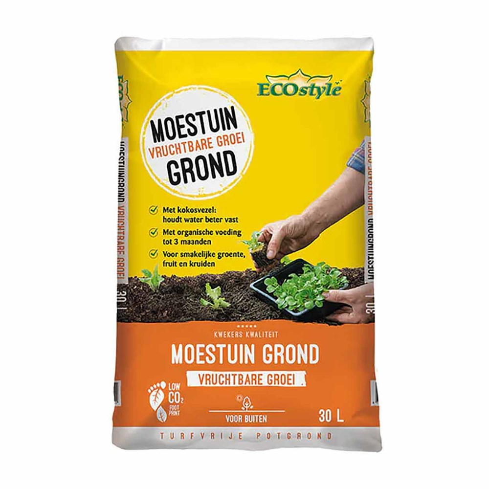 ECOstyle Moestuin Grond 30 ltr
