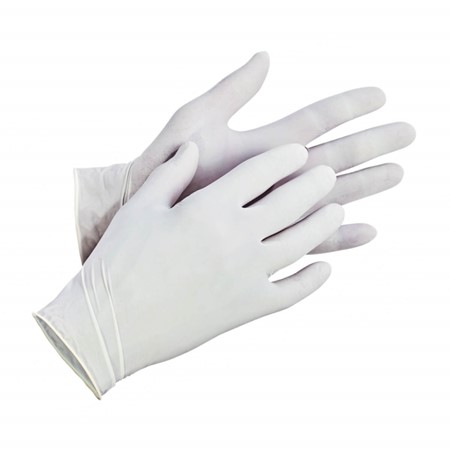 Nitril Handschoenen (M / 100 Stuks) Latex Gepoederd Melkershandschoen